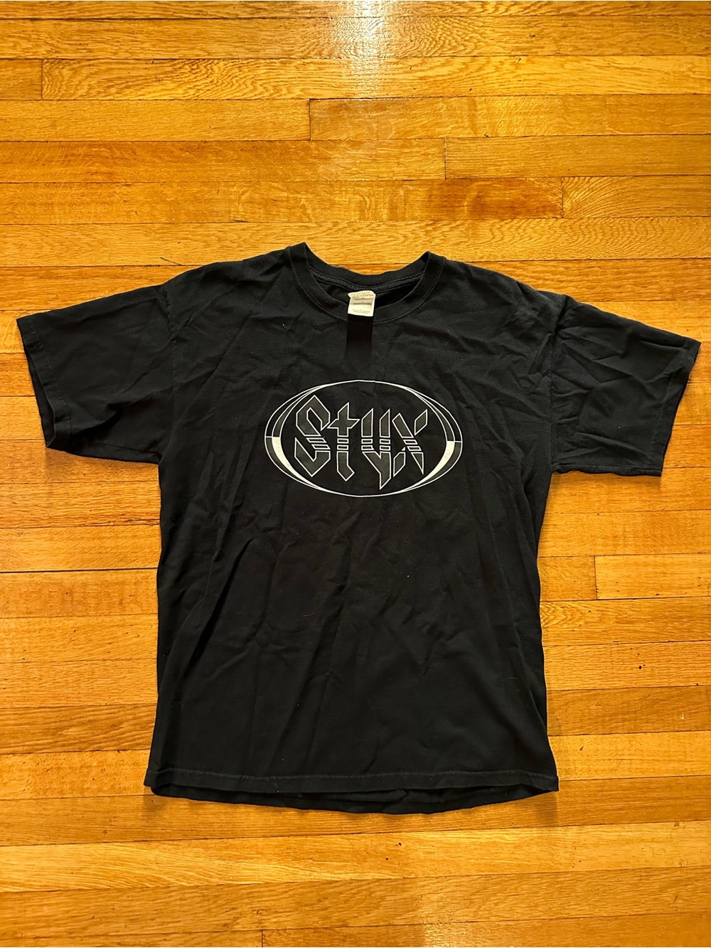STYX Classic Rock My Ass! Black Large Short Sleeve Band/Tour Rock & Roll Shirt
